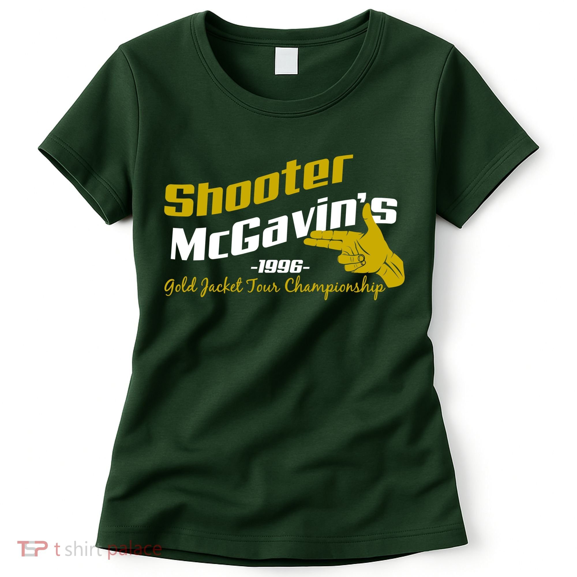 Shooter McGavin's Golden Jacket Tour Championship Women's T-Shirt