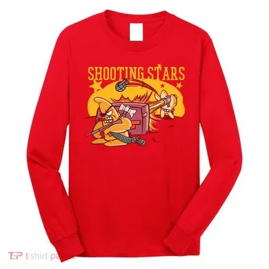 Shooting Stars Pun Long Sleeve Shirt