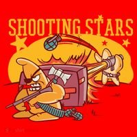 Shooting Stars Pun Button thumb 1