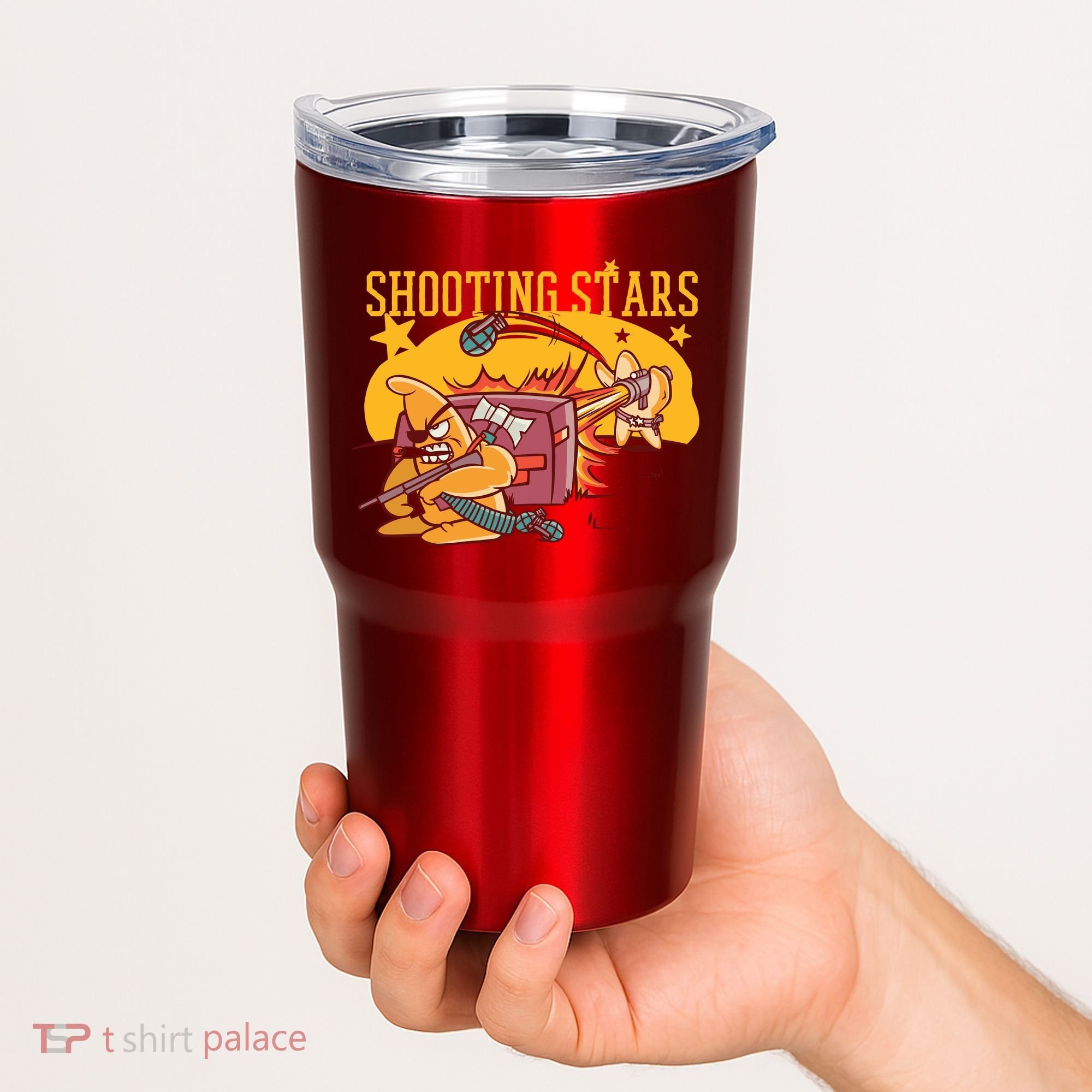 Shooting Stars Pun Tumbler