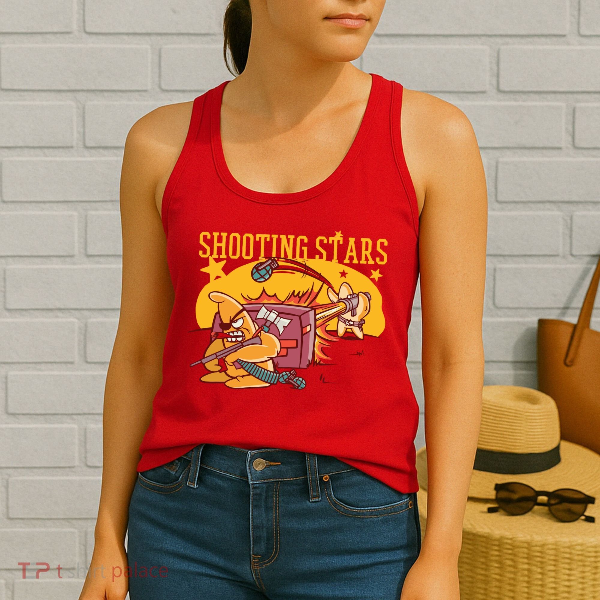 Shooting Stars Pun Women's Tank Top