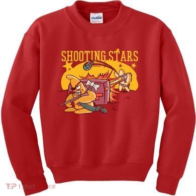 Shooting Stars Pun Kids Sweatshirt