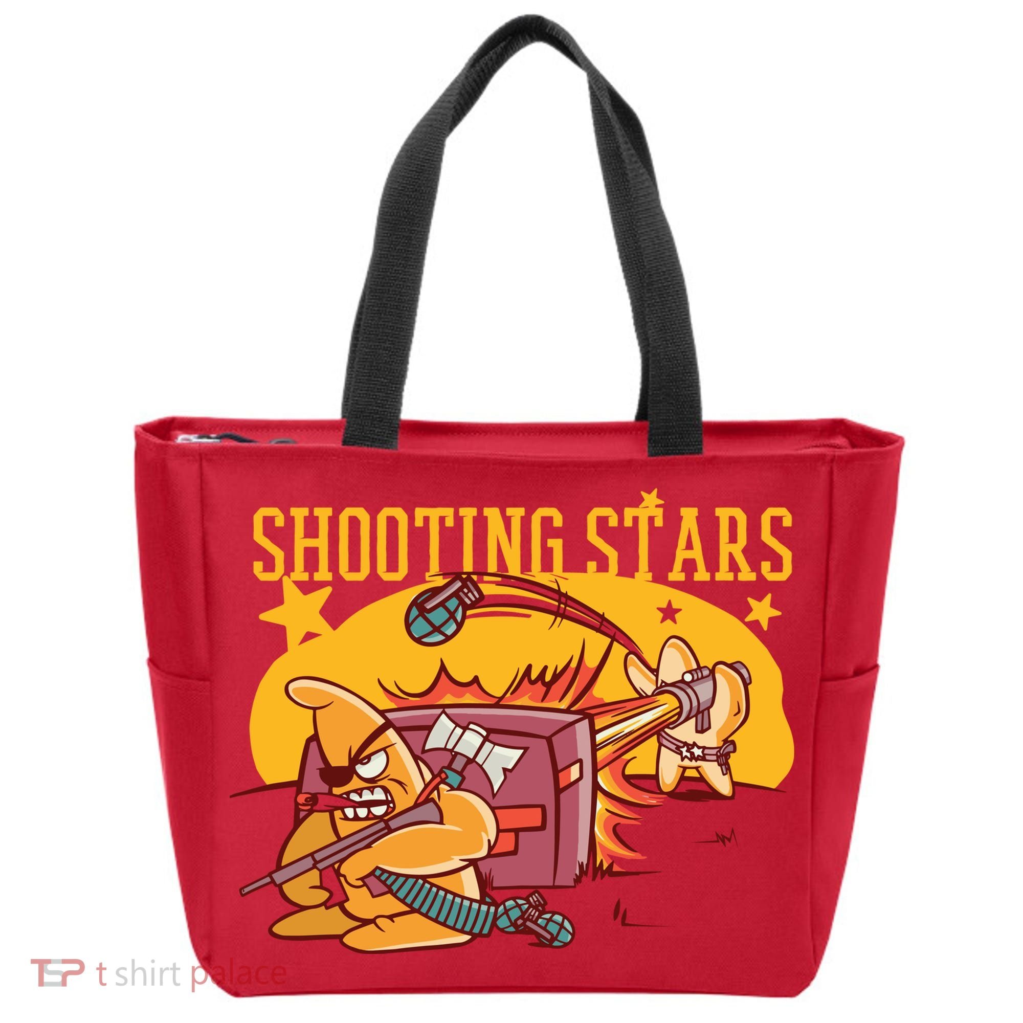 Shooting Stars Pun Tote Bag