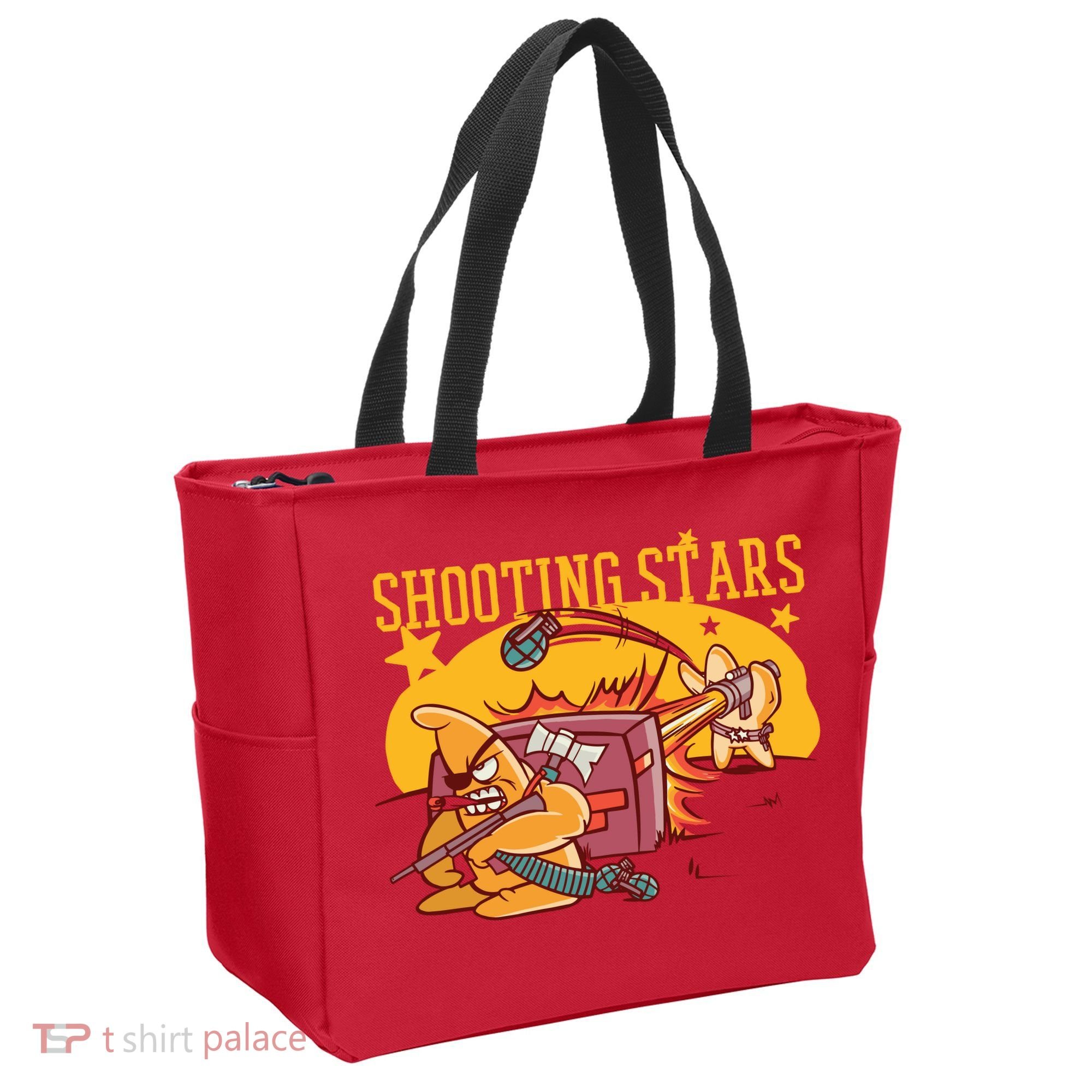 Shooting Stars Pun Tote Bag