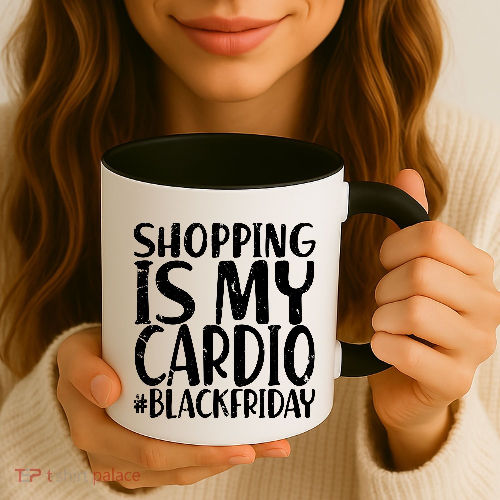 Shopping Is My Cardio Black Friday Coffee Mug