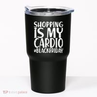 Shopping Is My Cardio Black Friday Tumbler thumb 0