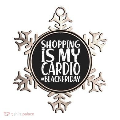 Shopping Is My Cardio Black Friday Ornament