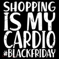 Shopping Is My Cardio Black Friday Ornament thumb 1