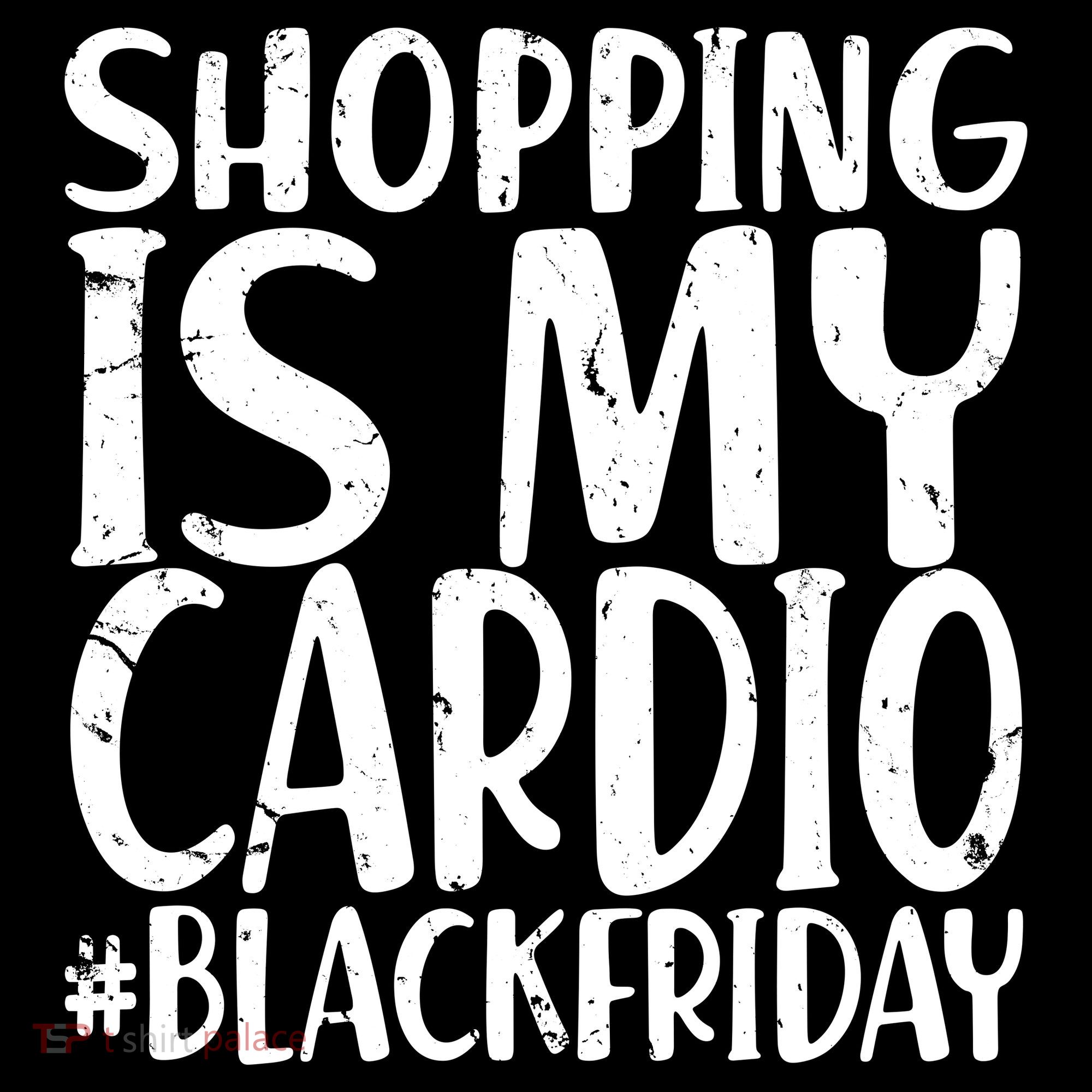 Shopping Is My Cardio Black Friday Ornament