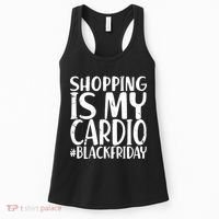 Shopping Is My Cardio Black Friday Women's Tank Top thumb 0