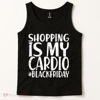 Shopping Is My Cardio Black Friday Tank Top thumb 2