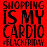 Shopping Is My Cardio Black Friday Santa Hat thumb 1