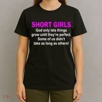 Short Girls Are Perfect T-Shirt thumb 4