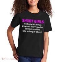 Short Girls Are Perfect Kids T-Shirt thumb 2