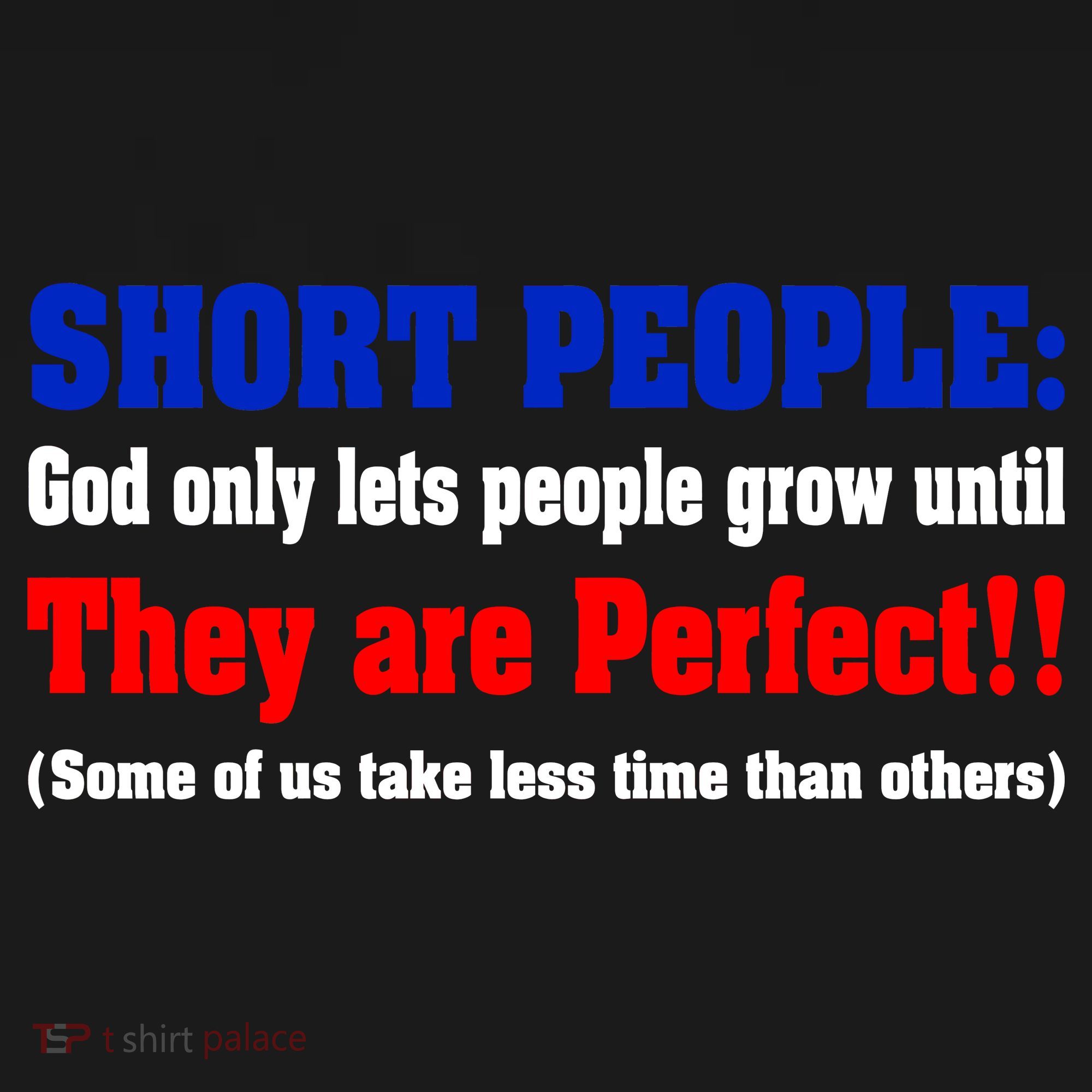 Short People God Only Lets People Grow Until They Are Perfect Ornament
