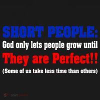 Short People God Only Lets People Grow Until They Are Perfect Women's Tank Top thumb 5