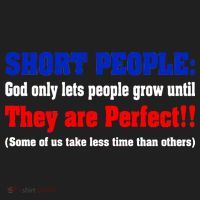 Short People God Only Lets People Grow Until They Are Perfect Hat thumb 2
