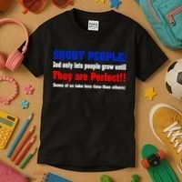 Short People God Only Lets People Grow Until They Are Perfect Kids T-Shirt thumb 3