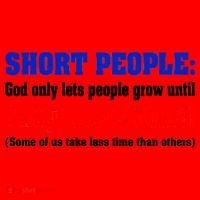 Short People God Only Lets People Grow Until They Are Perfect Santa Hat thumb 1