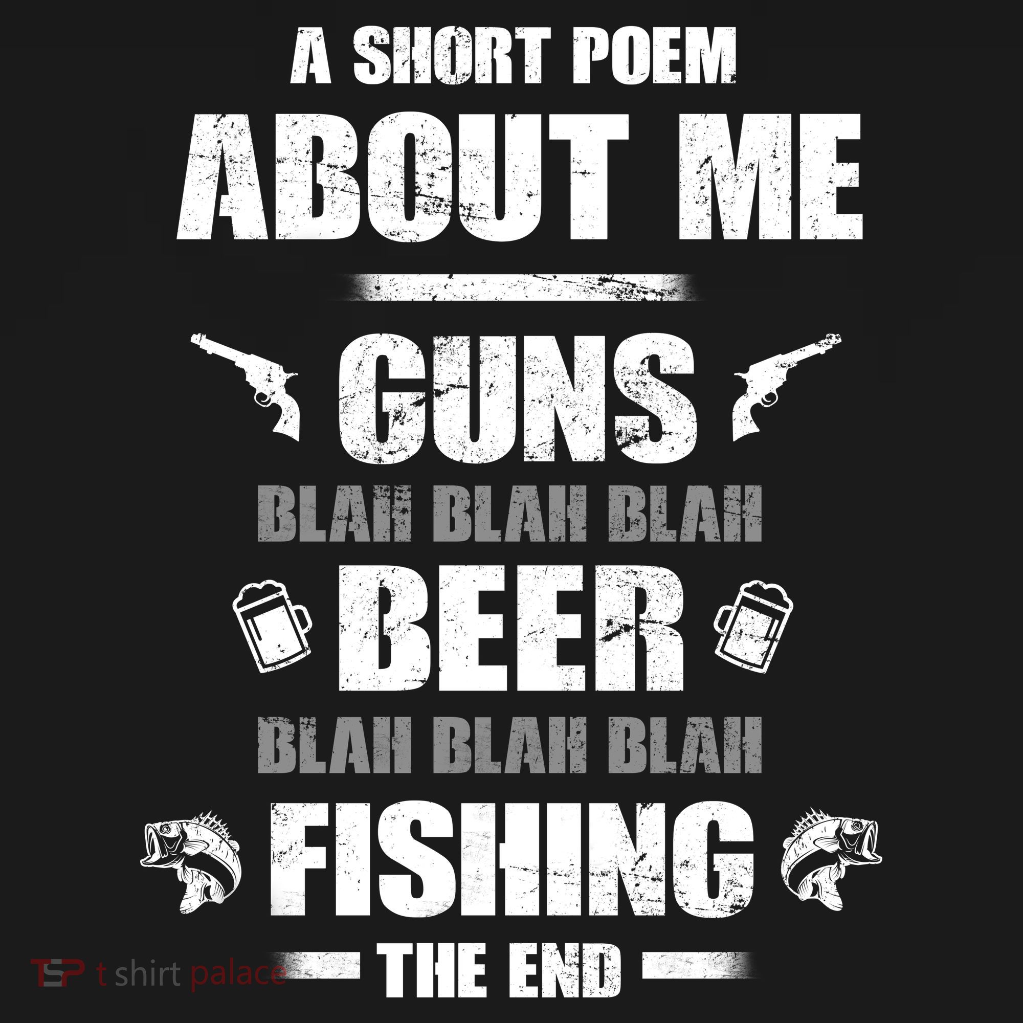 Short Poem Guns Beer Fishing Ornament