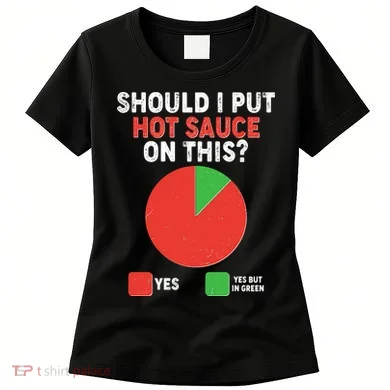 Should I Put Hot Sauce On This Pie Chart Women's T-Shirt