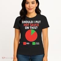 Should I Put Hot Sauce On This Pie Chart Women's T-Shirt thumb 4