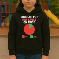 Should I Put Hot Sauce On This Pie Chart Kids Hoodie thumb 3