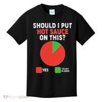 Should I Put Hot Sauce On This Pie Chart Kids T-Shirt thumb 0