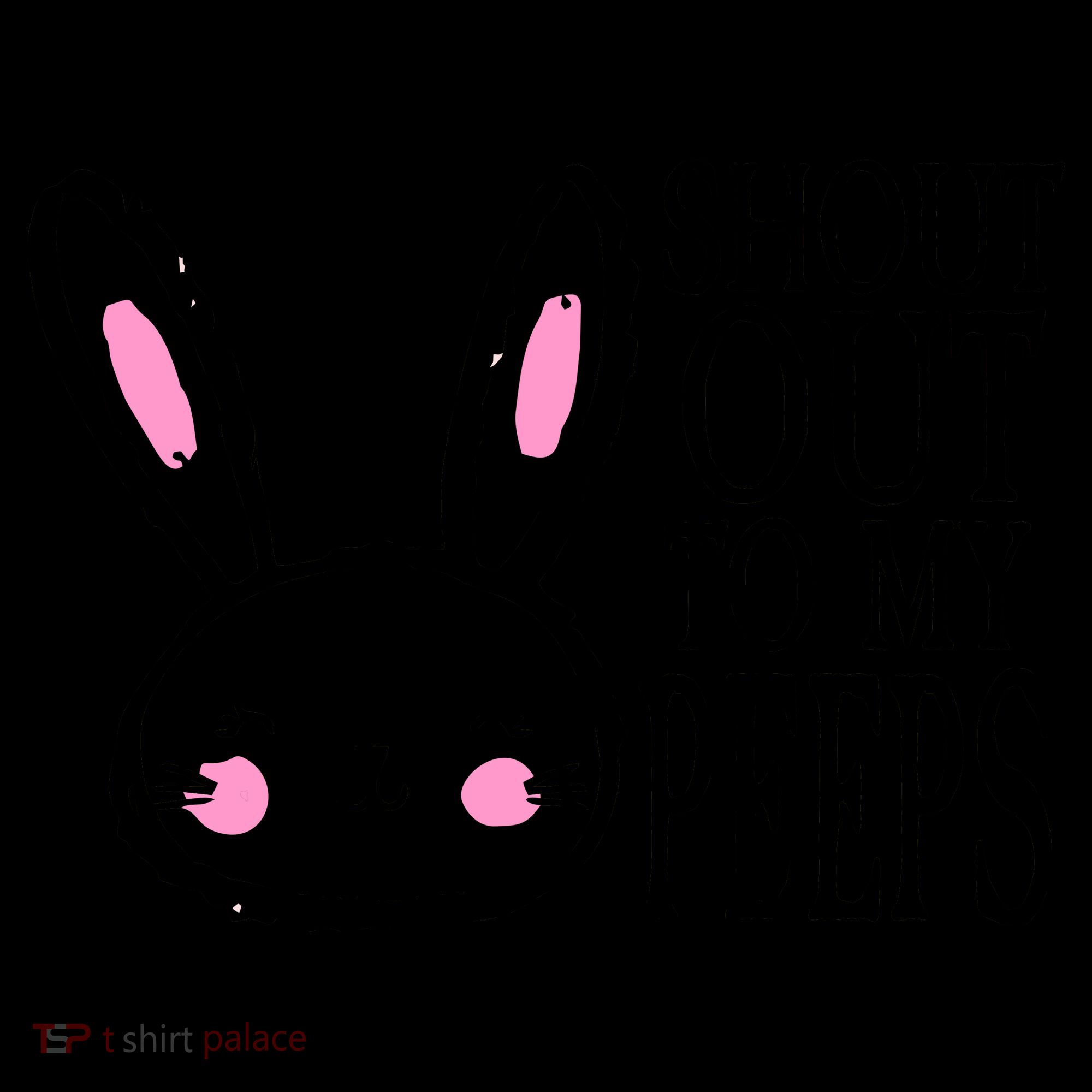Shout Out To My Peeps Funny Easter Bunny Design Coffee Mug