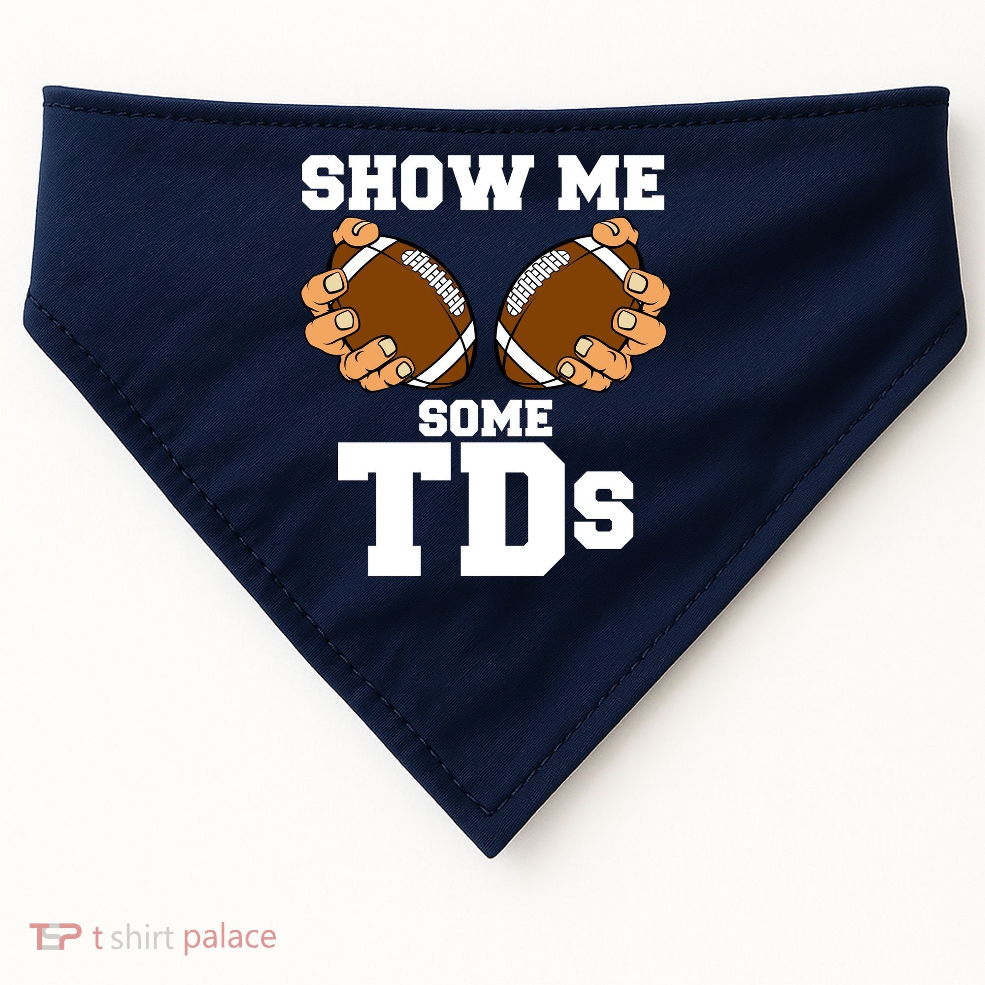 Show Me Some TDs USA-Made Doggie Bandana