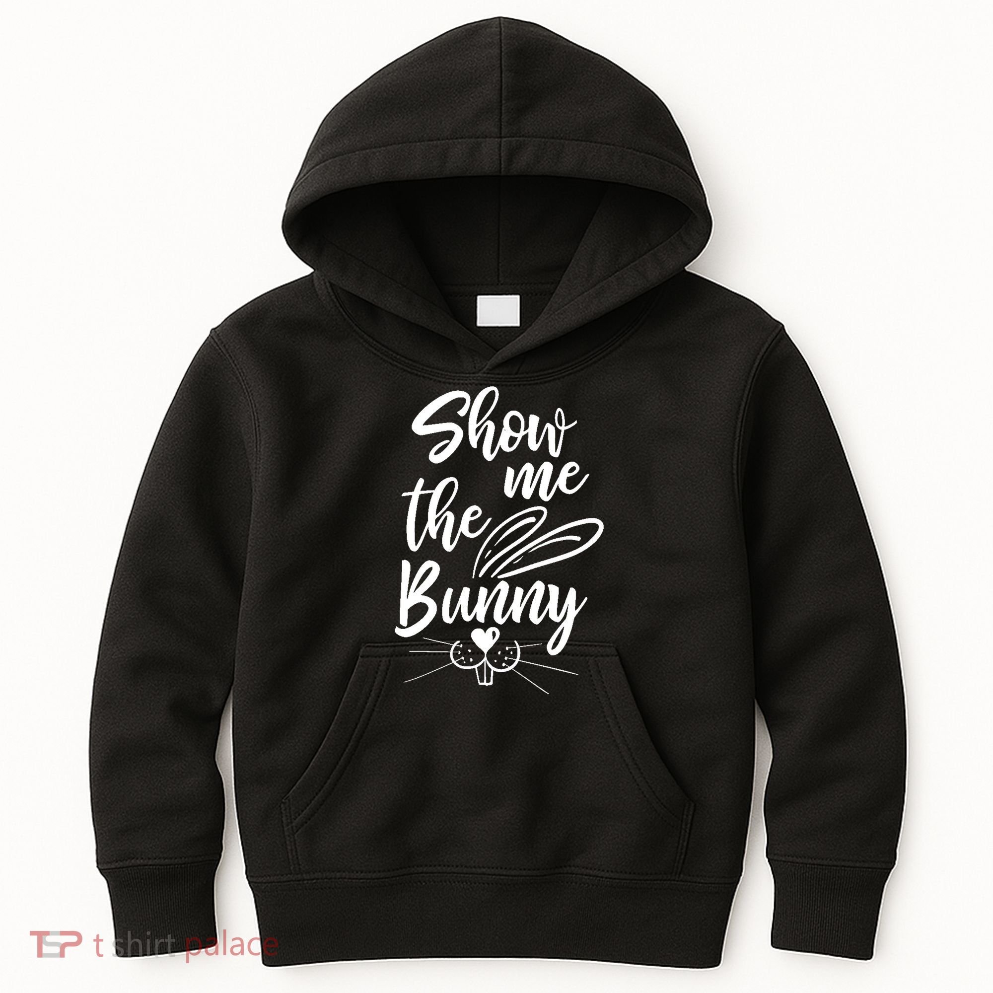Show Me The Bunny Cute Easter Kids Hoodie