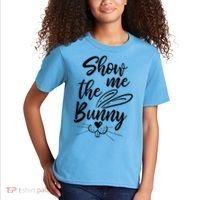 Show Me The Bunny Cute Easter Kids T-Shirt thumb 2