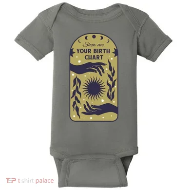 Show Me Your Birth Chart Baby Bodysuit