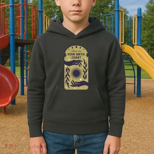 Show Me Your Birth Chart Kids Hoodie