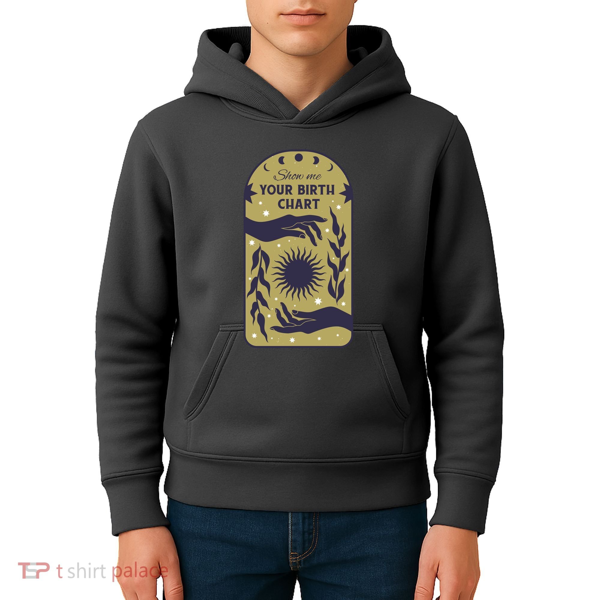 Show Me Your Birth Chart Kids Hoodie
