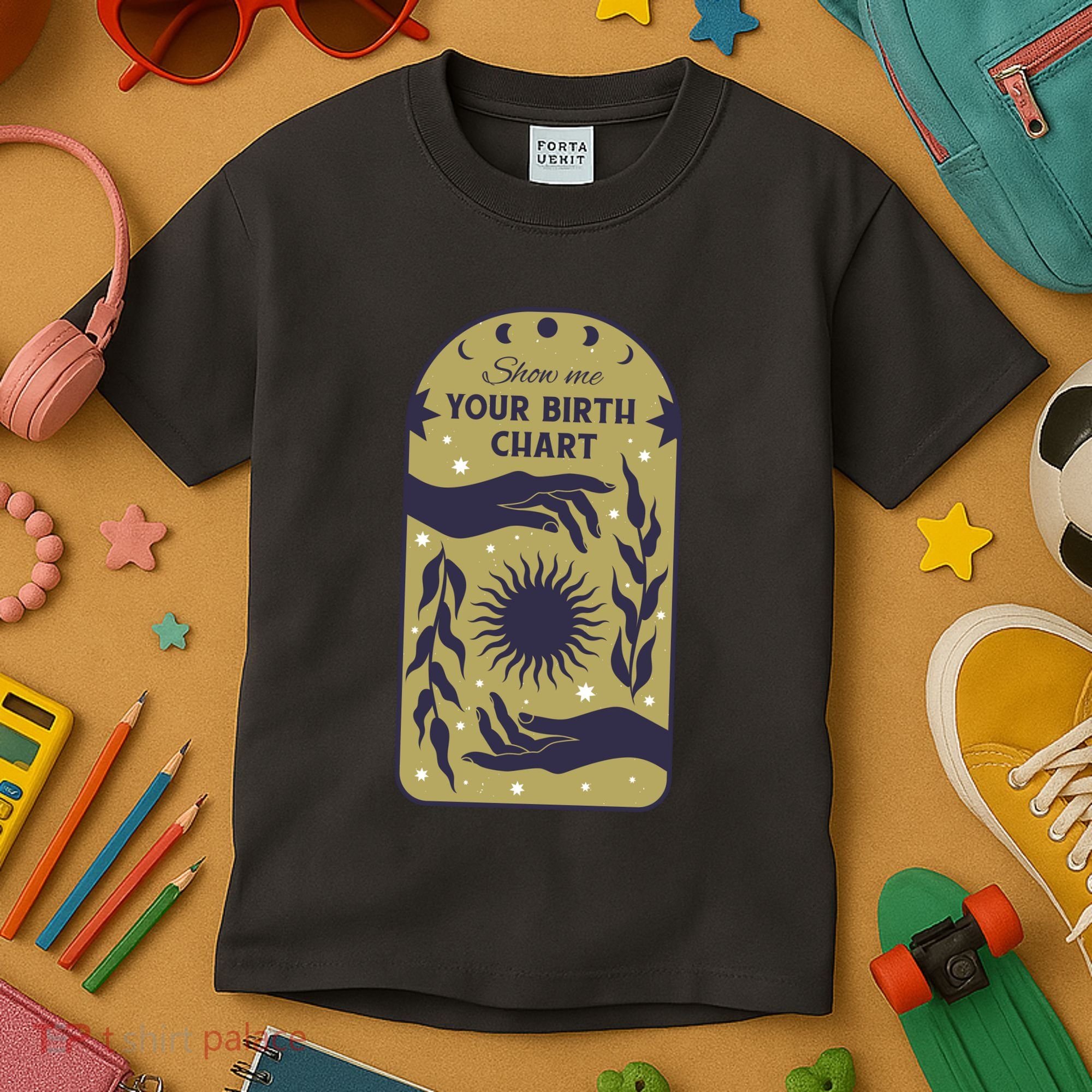 Show Me Your Birth Chart Kids T-Shirt