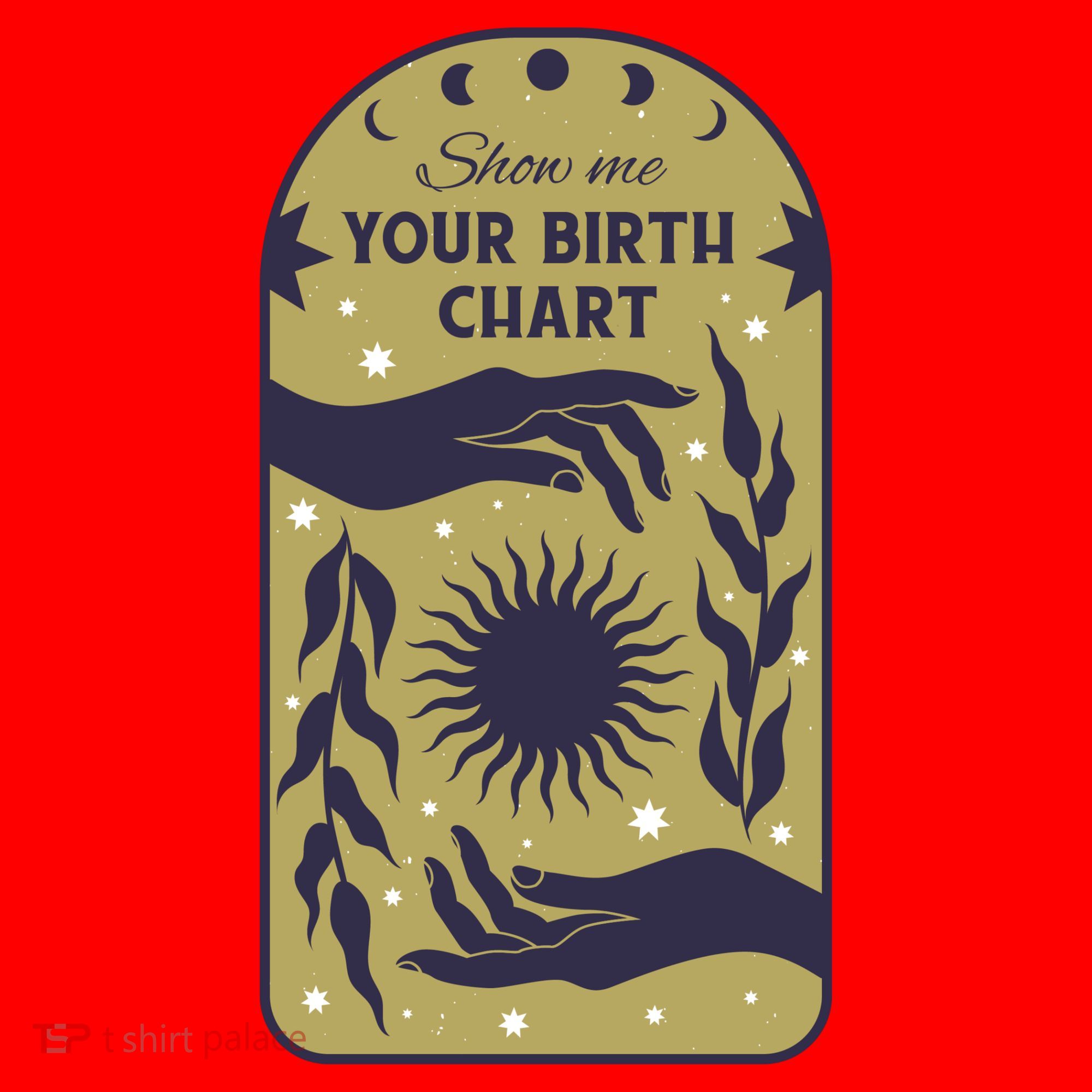 Show Me Your Birth Chart Santa Hat
