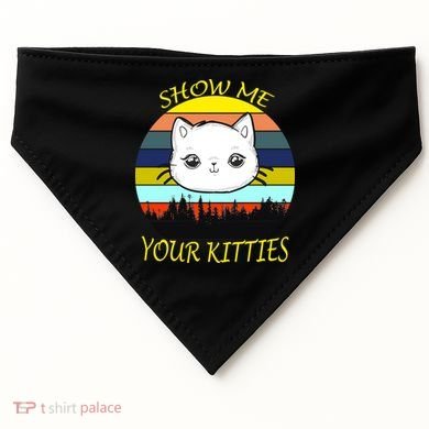 Show Me Your Kitties USA-Made Doggie Bandana