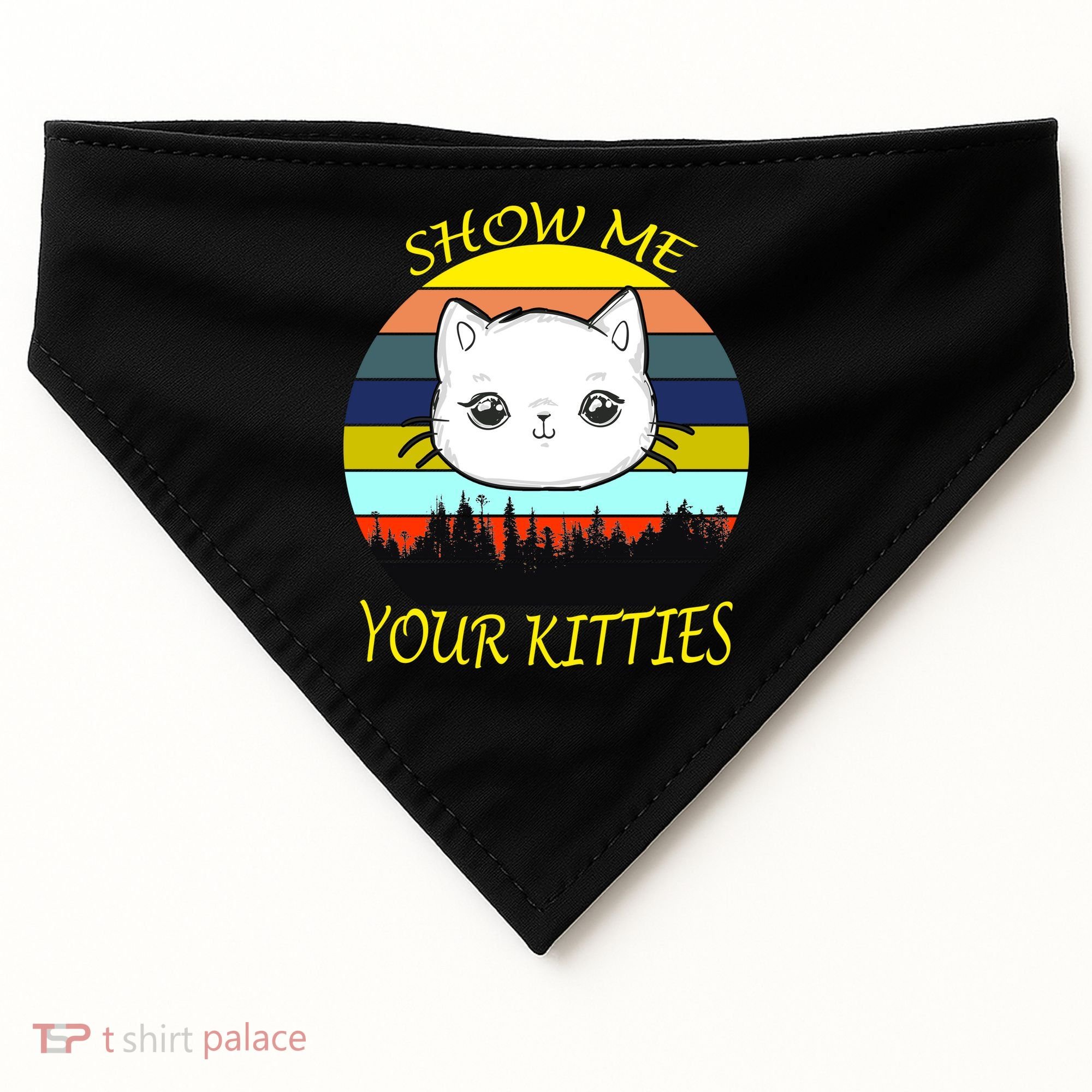 Show Me Your Kitties USA-Made Doggie Bandana
