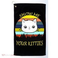 Show Me Your Kitties Golf Towel thumb 0