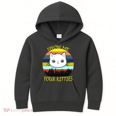 Show Me Your Kitties Kids Hoodie