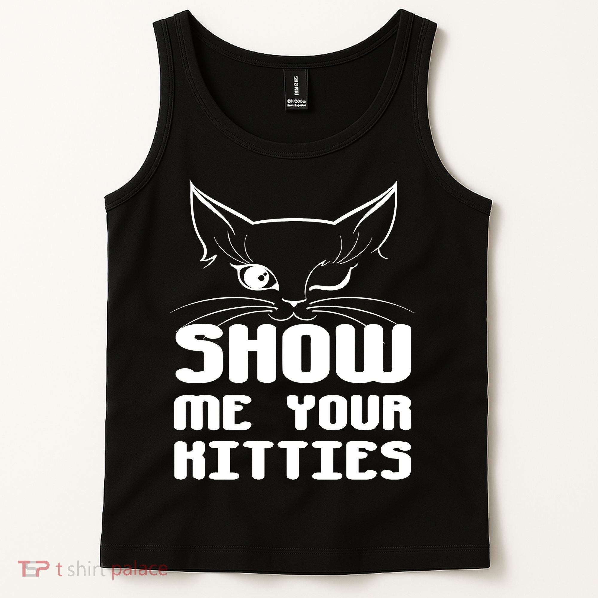 Show Me Your Kitties Funny Cat Tank Top