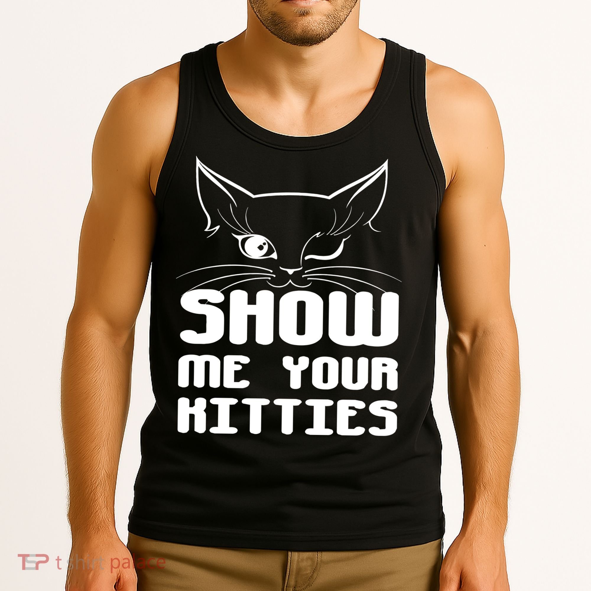 Show Me Your Kitties Funny Cat Tank Top