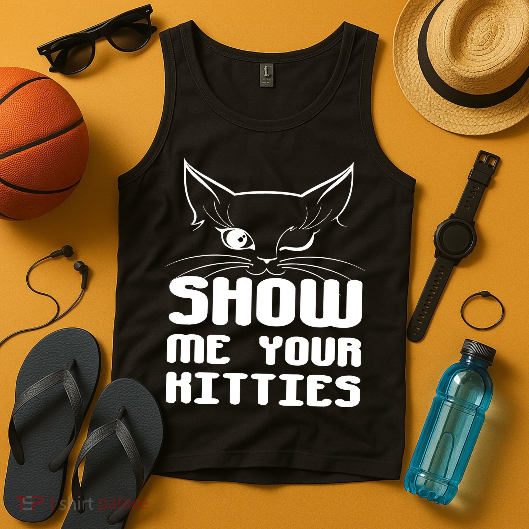 Show Me Your Kitties Funny Cat Tank Top