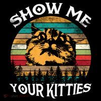 Show Me Your Kitties Retro Cat Lover Women's Tank Top thumb 5