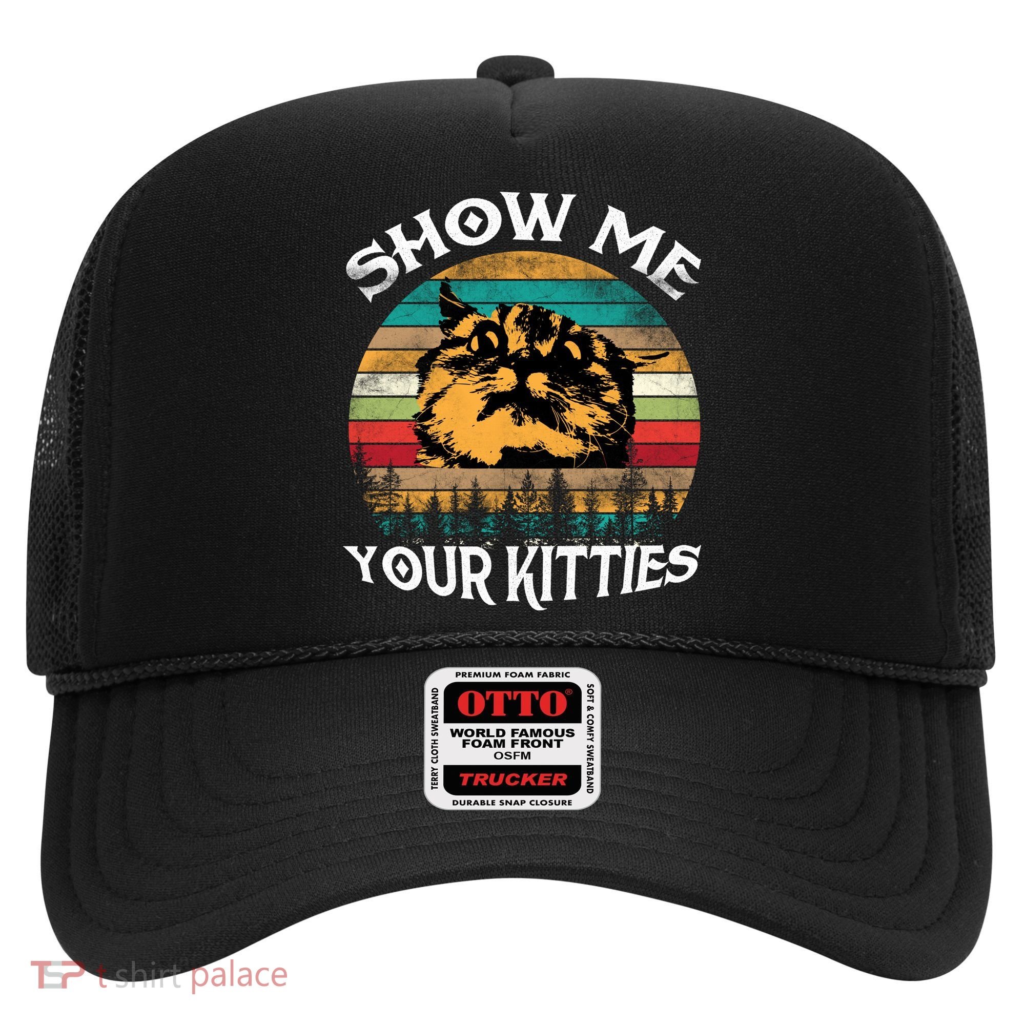 Show Me Your Kitties Retro Cat Lover Hat
