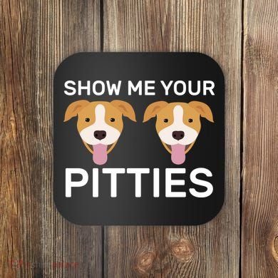 Show Me Your Pitties Coaster