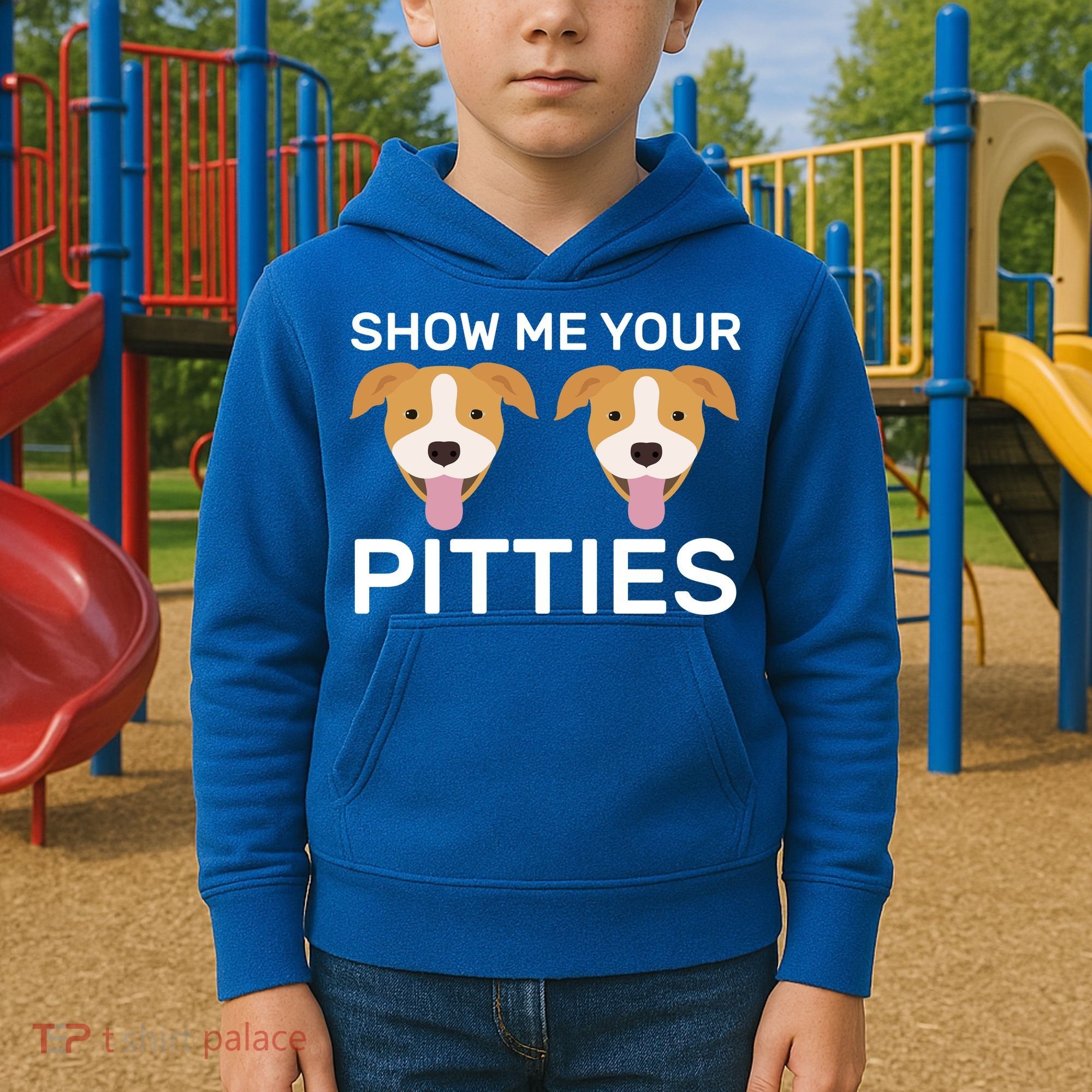 Show Me Your Pitties  Kids Hoodie