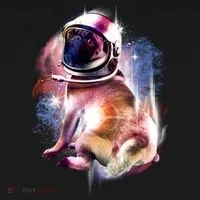 Space Hunger Pug Doggie Tank thumb 4