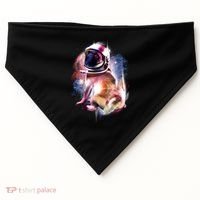 Space Hunger Pug USA-Made Doggie Bandana thumb 0